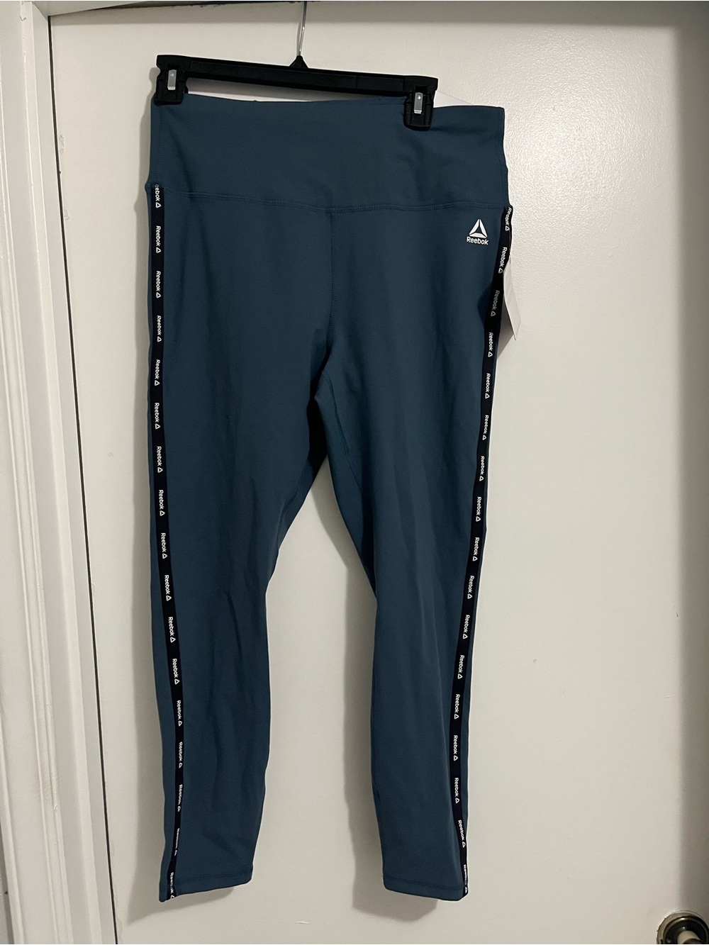 Reebok Ladies Teal Active Leggings